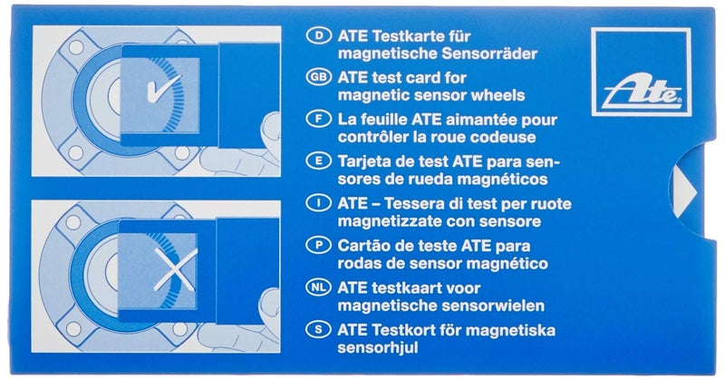 ATE 760130 ABS Test Card for Magnetic Sensor Wheels